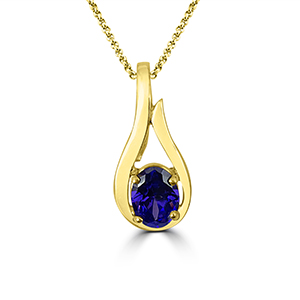 Blue Sapphire Pendant Designs